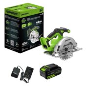 Дисковая пила акк. Greenworks GD24CS165 с 1х4Ач, ЗУ, кор — изображение 17