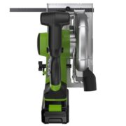 Дисковая пила акк. Greenworks GD24CS165 с 1х4Ач, ЗУ, кор — изображение 10