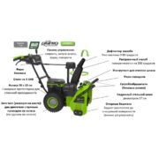 Снегоуборщик аккумуляторный Greenworks GD82ST56 — изображение 7