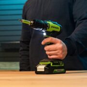 Дрель-шуруповерт акк. Greenworks GD24DD35K2 с 1х2Ач, ЗУ, кейс — изображение 7