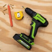 Дрель-шуруповерт акк. Greenworks GD24DD35K2 с 1х2Ач, ЗУ, кейс — изображение 8
