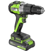 Дрель-шуруповерт ударная акк. Greenworks GD24DD60 с 1х2Ач, ЗУ, кор — изображение 2