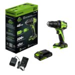 Дрель-шуруповерт акк. Greenworks DD345 с 1х2Ач, ЗУ, кор