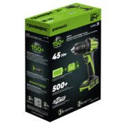 Дрель-шуруповерт акк. Greenworks DD345 с 1х4Ач, ЗУ, кор — изображение 2