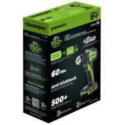 Дрель-шуруповерт акк. Greenworks DD560 с 1х4Ач, ЗУ, кор — изображение 2