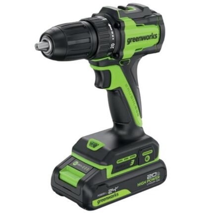 Дрель-шуруповерт акк. Greenworks DD345