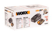 Комплект WORX WA3601: 1 аккумулятор 2 Ач и зарядное устройство на 2А — изображение 6