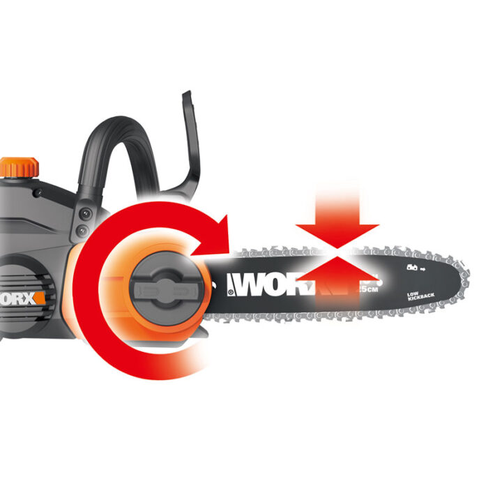 Пила цепная аккумуляторная WORX WG322E.1 с 2Ач х1 и ЗУ — изображение 12