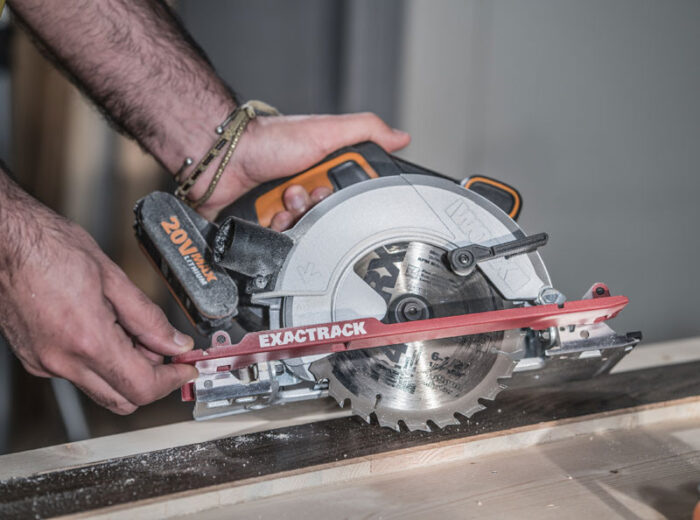 Дисковая пила аккумуляторная WORX WX530 с 2 Ач х1, ЗУ 2А, коробка — изображение 12