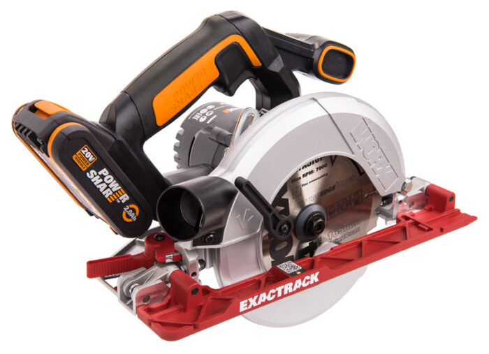 Дисковая пила аккумуляторная WORX WX530 с 2 Ач х1, ЗУ 2А, коробка — изображение 3